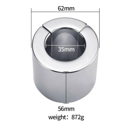 Sex Toys Metal Stretcher Scrotum Pendant Restraint Ring Weight Penis Bondage Scrotum Magmetic Lock Traning Ring for Men Cock Ring Sexy