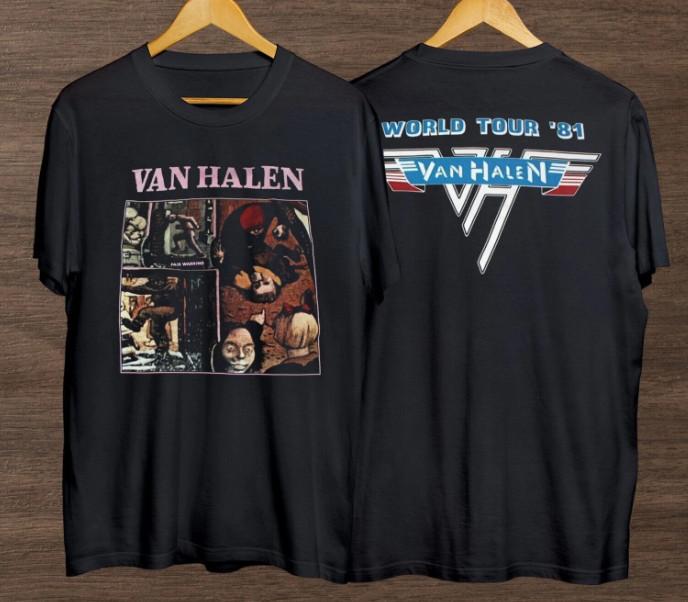 

Van Halen Fair Warning Classic Shirt Retro 90S Tour Halen Van Gift For_Fans Unisex T-Shirt S