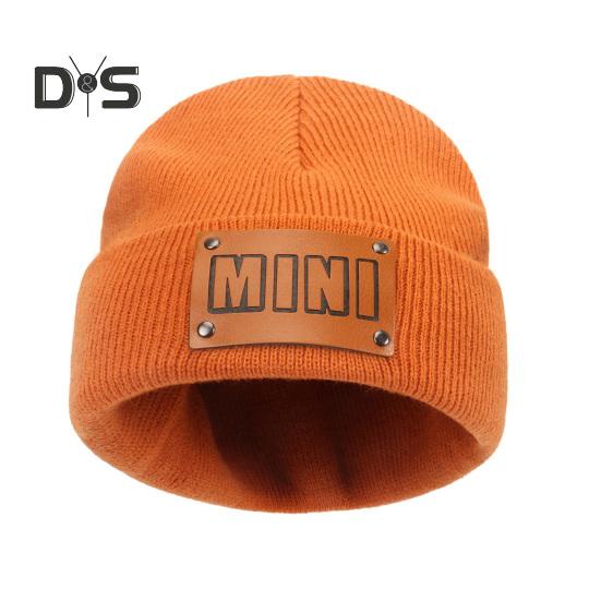 

Зимняя вязаная шапка, утолщенная, однотонная, для папы и мамы, шапочка в стиле хип-хоп, высокоэластичная, для новорожденных, морозостойкая, повседневный головной убор для холодной погоды C