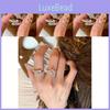 Contemporary Six Claw Diamond Stackable Ring For Fashionable Womens Jewelry