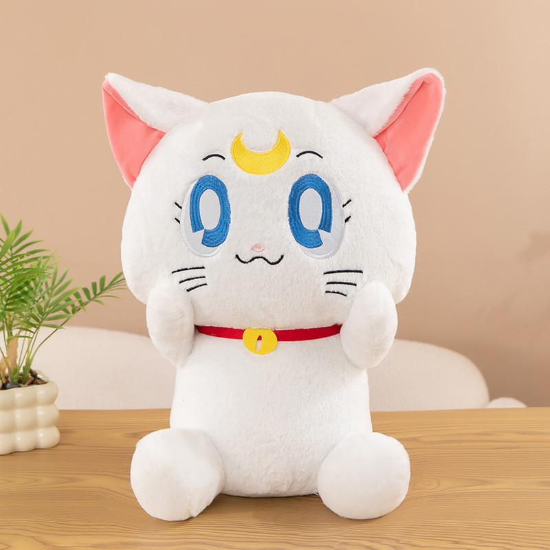 Cute Plush Cat Toy Adorable Cartoon Girl Companion Birthday Gift