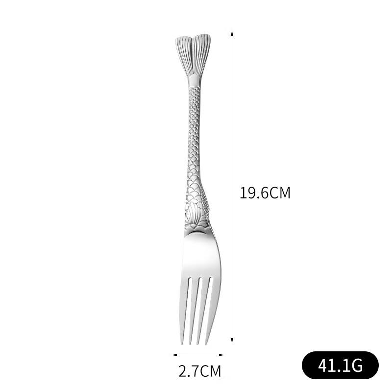 

Fishtail Embossed Dinner Fork Set