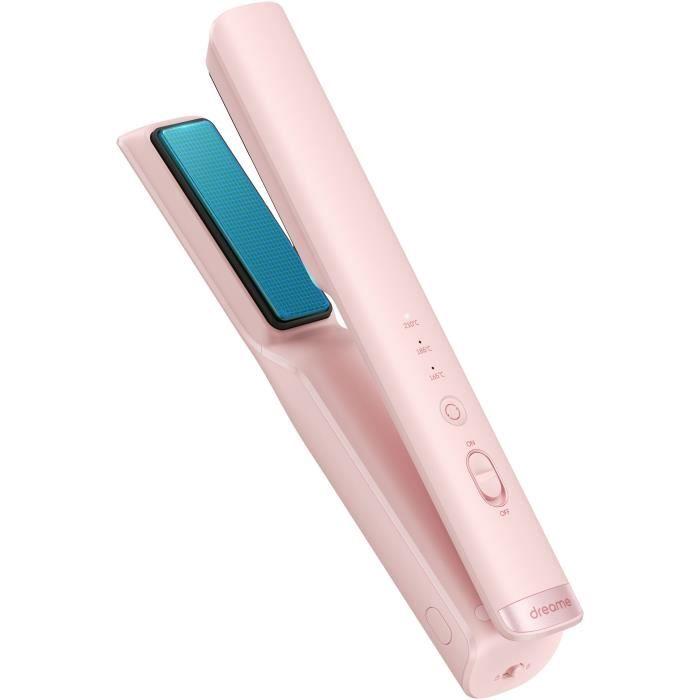 Cordless Hair Straightener - DREAME Hair Glamour - Pink