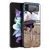 C-Chainsaw Mans Denji Phone Case For Samsung Z Flip 6 5 4 3 Galaxy ZFlip6 5G Flip5 Flip4 Black Hard Camera Protective Cover