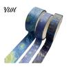 Creative Washi Tape 3 Rolls Set, Decorative Stickers, Aesthetic Tapes for Moderate Width Scrapbooking Supplies, Journaling Junk Journal, Wrapping