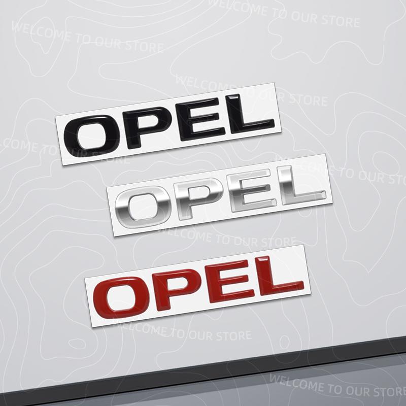 Zinklegierung Für OPEL ASTRA Logo Meriva Insignia Mokka Rocks Zafira Vectra Kofferraum 3D Metall Emblem Heckkarosserie Abzeichen Aufkleber