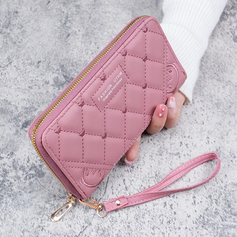 Available: 2023 Summer Edition - Fresh & Sweet Embroidered PU Leather Medium Women's Handbag Wallet