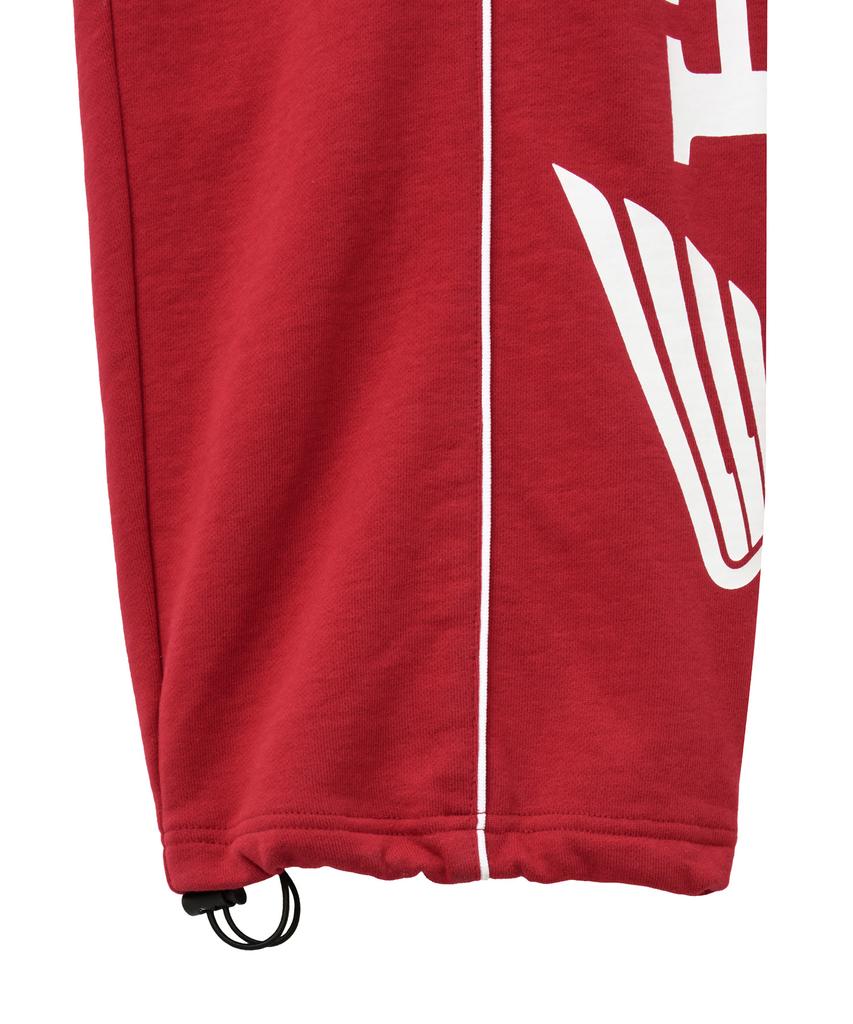 PHYPS MOTORCYCLE Racing Piping Sweatpants Red