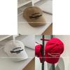 Baseball Cap With Embroidered Letters And Wide Brim For Summer Casual Wear