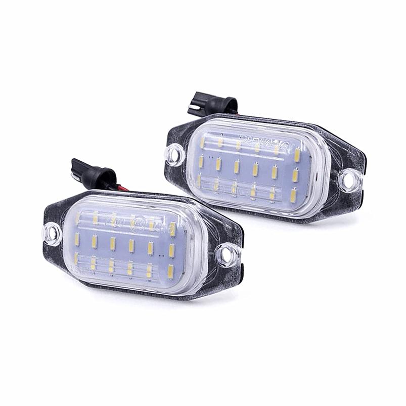 

Error Free White LED License Plate Light Number Plate Lamp For Toyota Land Cruiser Prado 2010 2011 2012 2013 2014 2015 2016