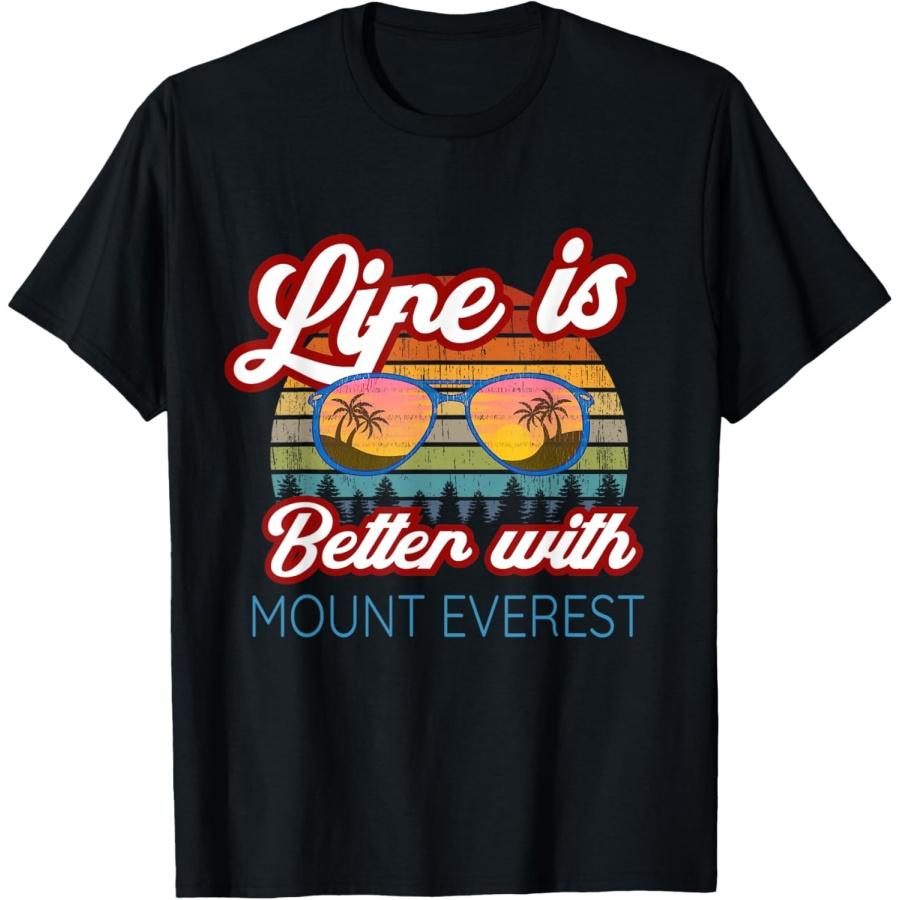 Сувенир с Эвереста _ Жизнь лучше с Эверестом! Футболка XXXXXL
