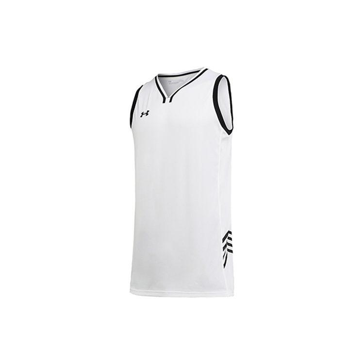 Under Armour Basketball Jerseys Men's White Moderate Straight Fit 21500104-100