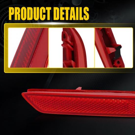 RH Rear Bumper Reflector Red Housing For Fit CR-V 2012-2014 Honda Acura TSX Base