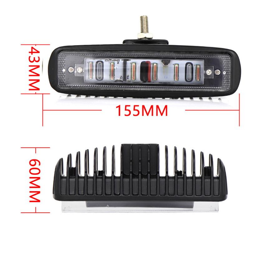 LED Forklift Safety Light Red/ Blue Spot Light, Warehousa1 Piece Safe Warning Light 30W 6 LEDs Driving Light 12-60V Wide Voltage