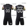 Custom Soccer Jersey Set for Men and Youth Personalized Team Uniform with and Number Breathable Sportswear