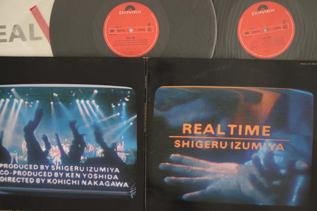 LP Record SHIGERU IZUMIYA - Real Time 38MX1165 POLYDOR 1984 Japan Japanese Pop/Rock Used