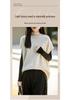 Autumn/Winter Women's Wool Sleeveless Rolled Hem Vest Top with High Neck - Elegant Shawl Style Sweater