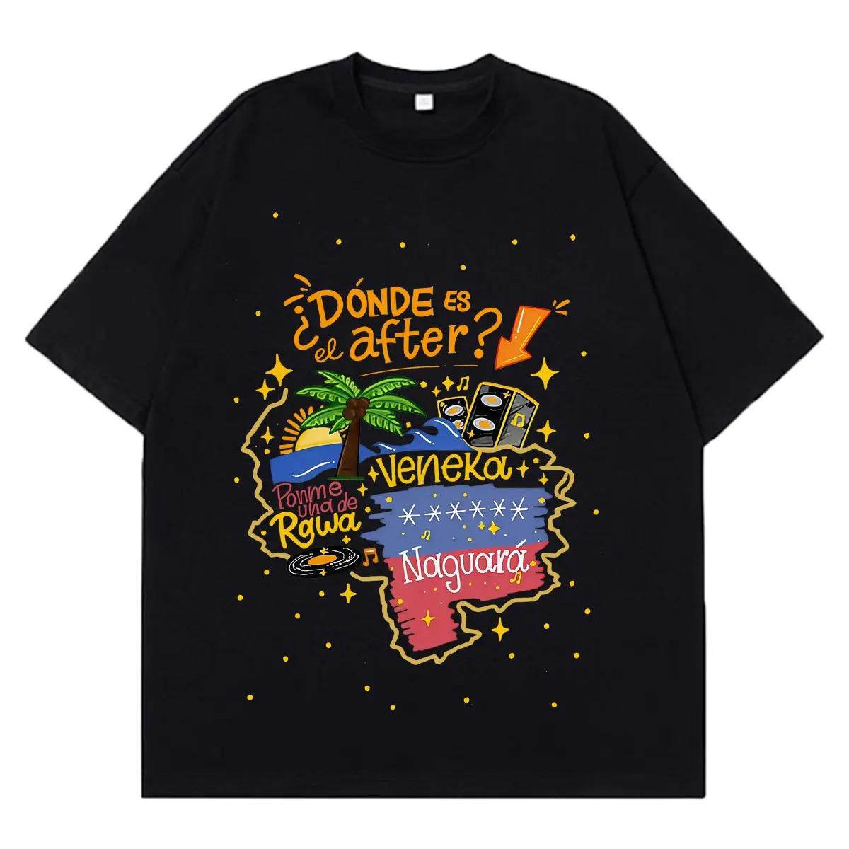 

Rawayana ¿Donde Es El After_ Tour 2026 Graphics Tshirt Men Women Aesthetic Trend T-shirt Summer Loose Casual Cotton T-shirts Top 4XL