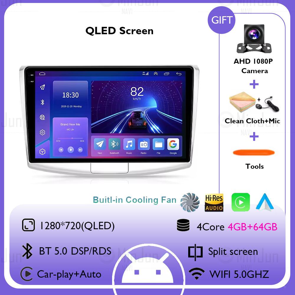 Android 14 Multimedia Player For Volkswagen VW Passat B6 B7 CC 2007-2015 Wireless Carplay Radio Android Auto Car Radio No 2 Din