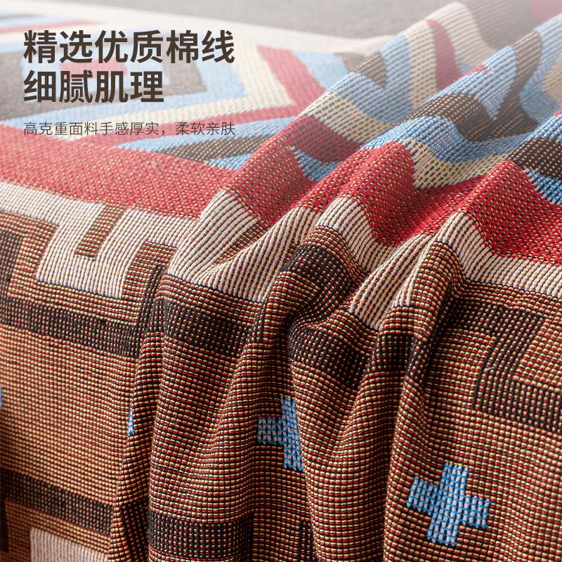 Bohemian Sofa Blanket Blanket Line Blanket Camping Blanket Outdoor Picnic Blanket Nap Blanket Leisure Blanket Cover
