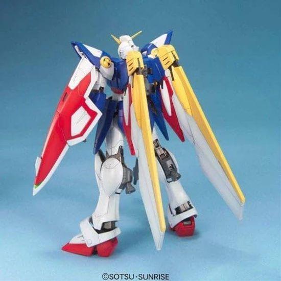 MG Mobile Report Gundam W Wing Gundam escala modelo de plástico 1/100 codificado por cores