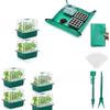 12 Hole Silicone Seed Starter Tray Reusable Plant Germination Kit For Greenhouse And Garden Nursery Pots