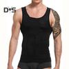 Muži Shapewear Vesta Kompresní Zeštíhlení Břicha Bez rukávů Elastické Měkké pohlcování potu Prodyšné Jednobarevné Pánské tílko do tělocvičny