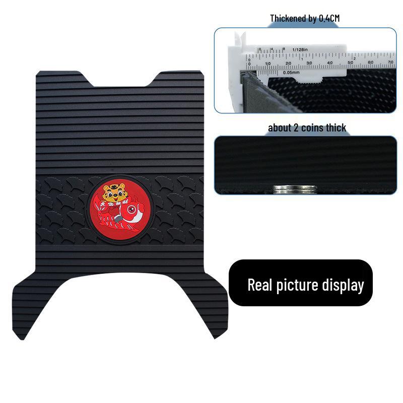 Luyuan ZEW Rubber Foot Mats - Waterproof, Sun-Protected, Dirt & Wear-Resistant Pedal Accessories