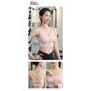 High Impact Shockproof Front Zipper Sports Bra For Women Fixed Cup Beauty Back Yoga Workout