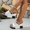Women's Shoes, Large Size Shoes, Thick-soled Shoes, Slippers