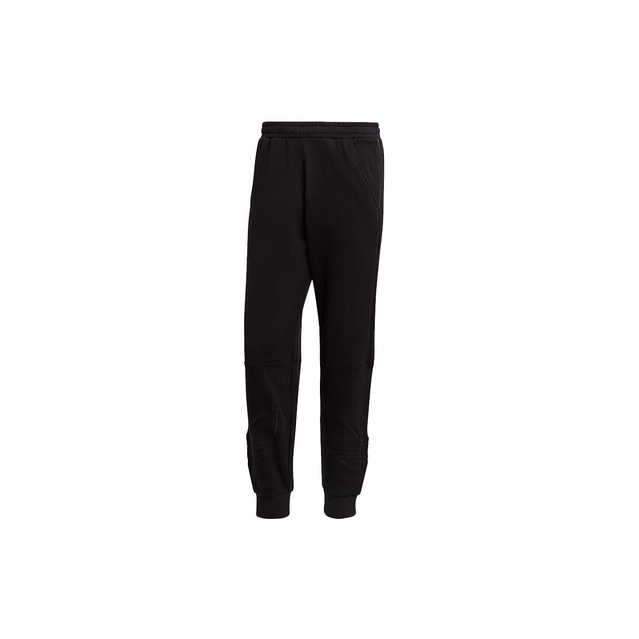 Men s adidas originals Tricolor Sweatp Large Pattern Sports Pants/Trousers/Joggers Black H13452 S