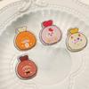 5Pcs Cute Cartoon Acrylic Double-Sided Pp Clip Original Multifunctional Clip Student Storage Clip Exam Paper Clip