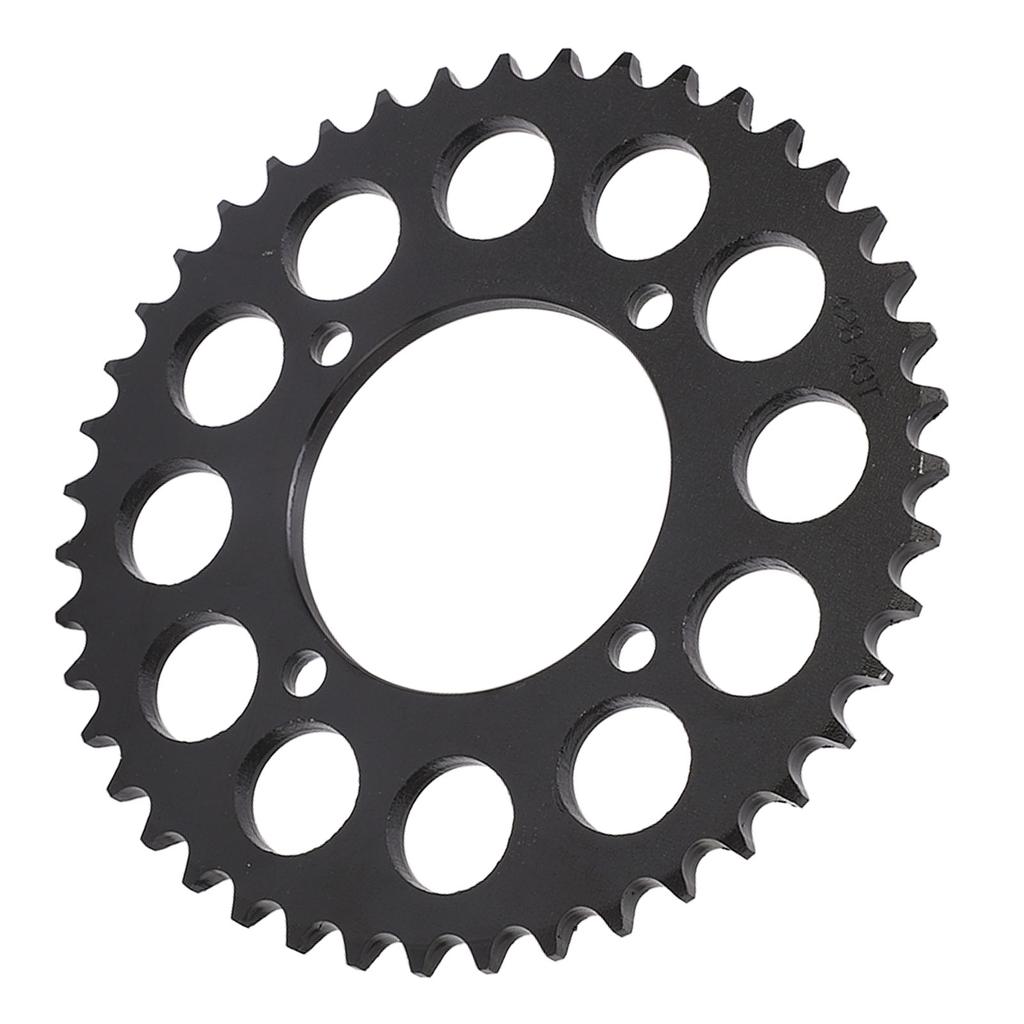 428 43T Motorcycle Chain Rear Sprocket Steel Wear Resistant Anti Corrosion Rear Drive Sprocket for DIY Kart