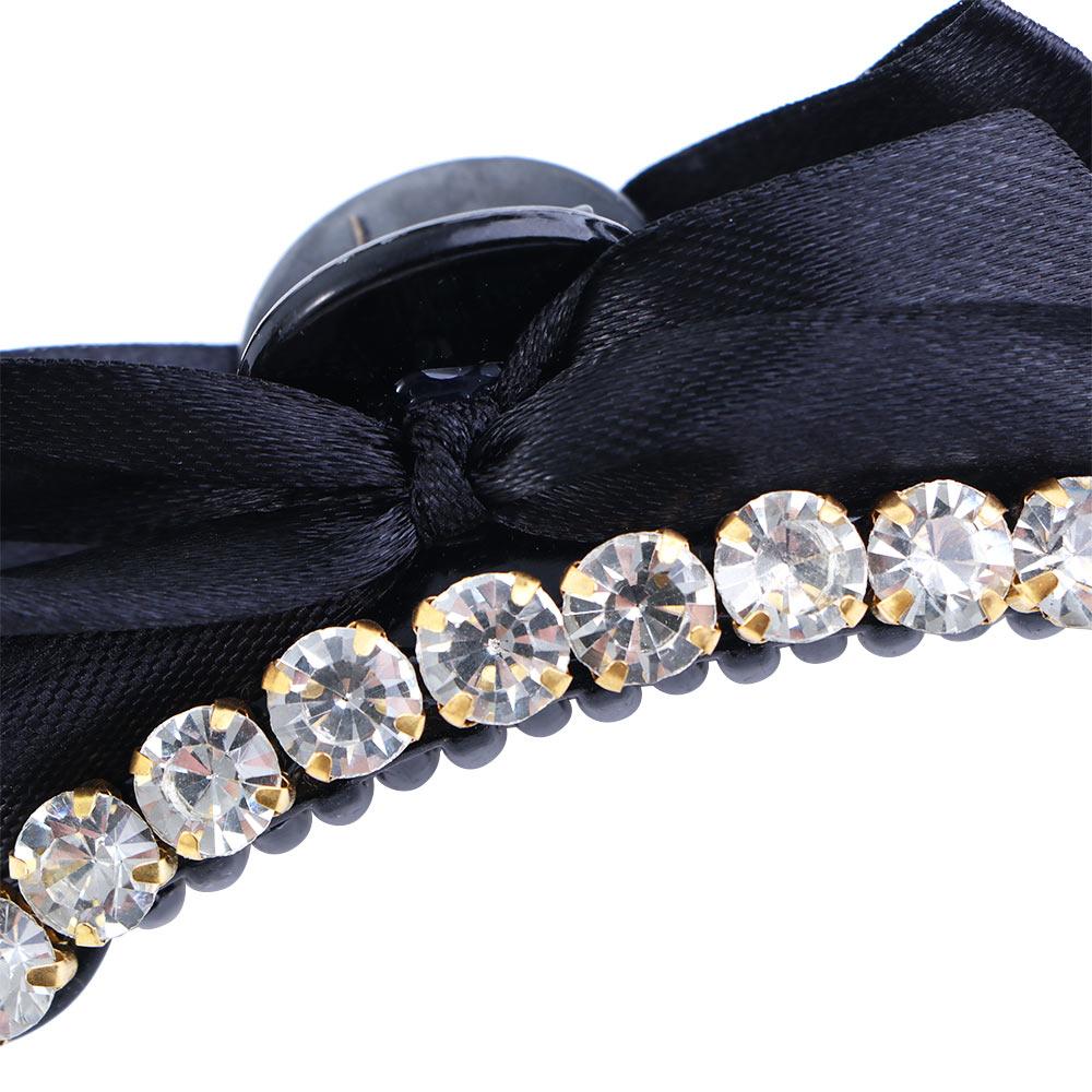 Rhinestone Headwear Pearl Bow Hair Claw Korean Style Crab Clips Women Hair Clips Hair Accessories