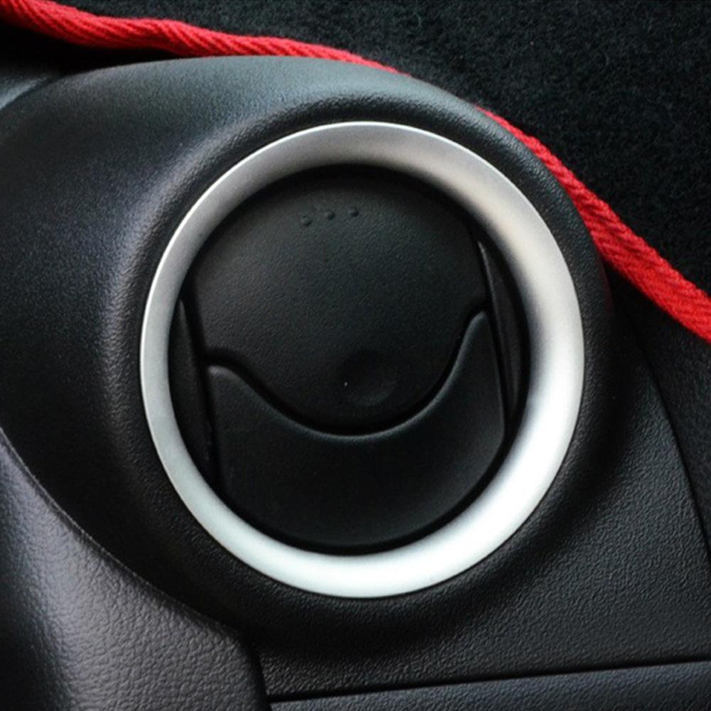 1pc Car Air A/C Vent Ring Cover Trim Frame Sticker Accessories for Micra March K13 2011 - 2017