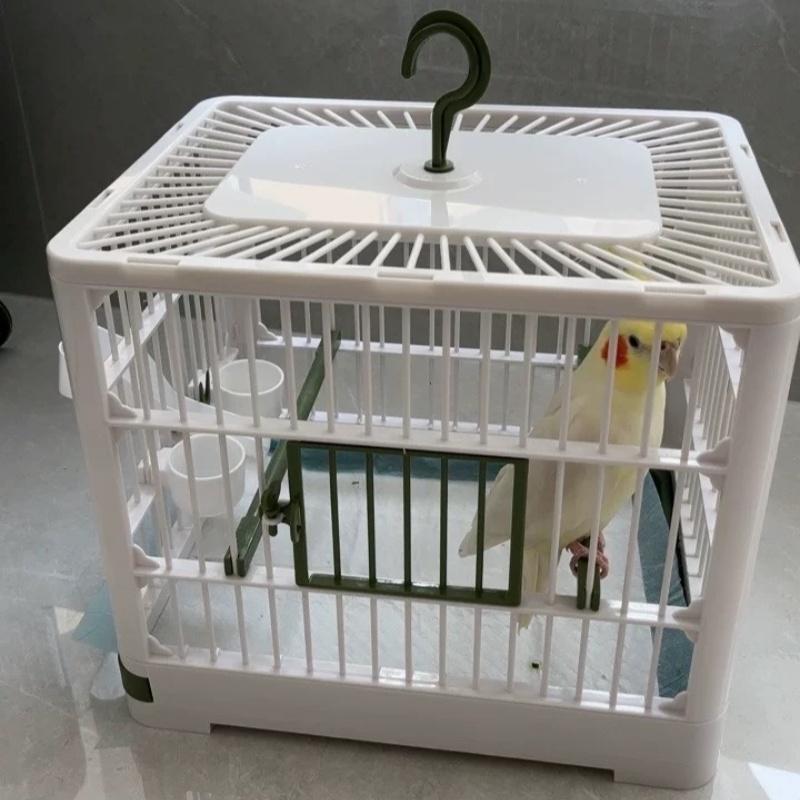 Portable Bird Cage Parrot Villa Cage Large Space Breathable Bird Walking Artifact Outdoor Take-out Ornamental Cage Small Bird