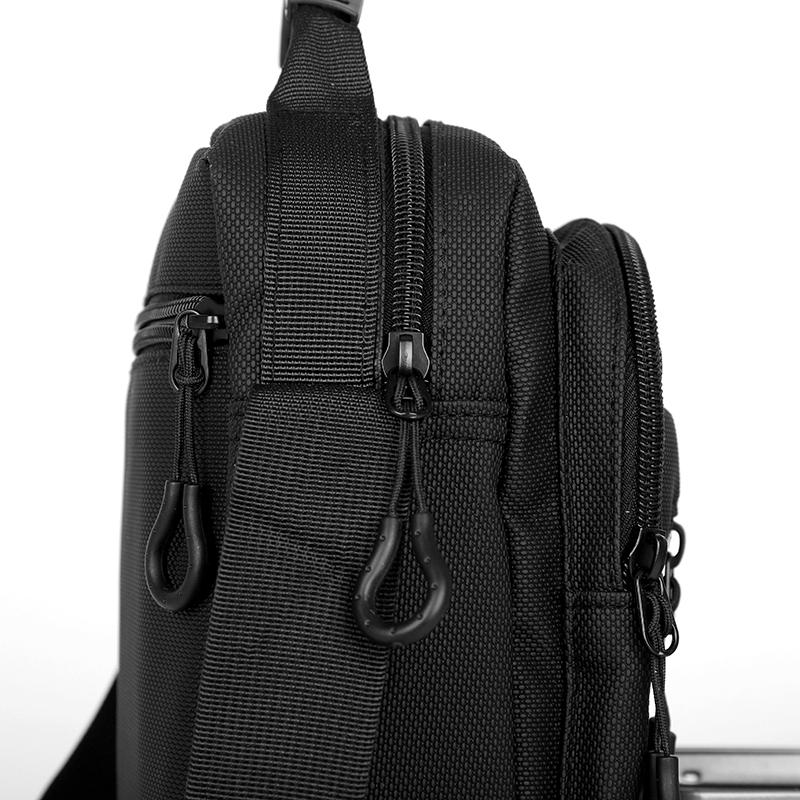 Męska torba typu crossbody, pojedyncza torba na ramię, duża pojemność, torba do przechowywania, modna, wielokieszeniowa, biznesowa torba typu crossbody