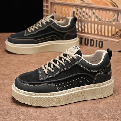 Herrenschuhe neu Frühling Sport Casual weiche Basisplatte Schuhe Herren Plateau rutschfest vielseitige Schuhe