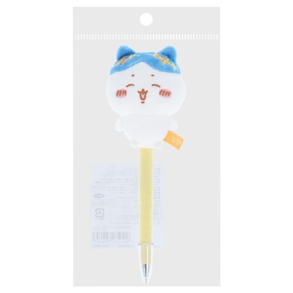 Sunstar Stationery Chiikawa Oil-Based Ballpoint Pen with Mascot, Hachiware, S4654242