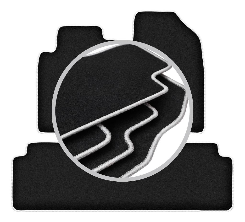 CARLUX-SILVER car mats for: Toyota Camry V sedan (1996-2001)