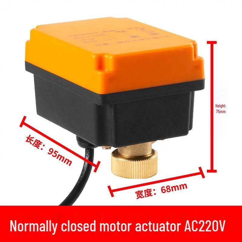 Mini Electric Ball Valve: Two-Way Threaded, Underwater & Waterproof, 220V/24V/12V