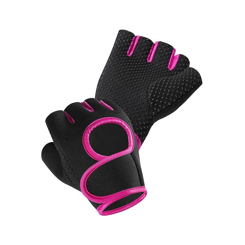 

Fitness Gloves Women s Breathable Half-finger Equipment Training Anti-cocoon Lifting Horizontal Bar Pull-up Anti-slip Sports L size one set