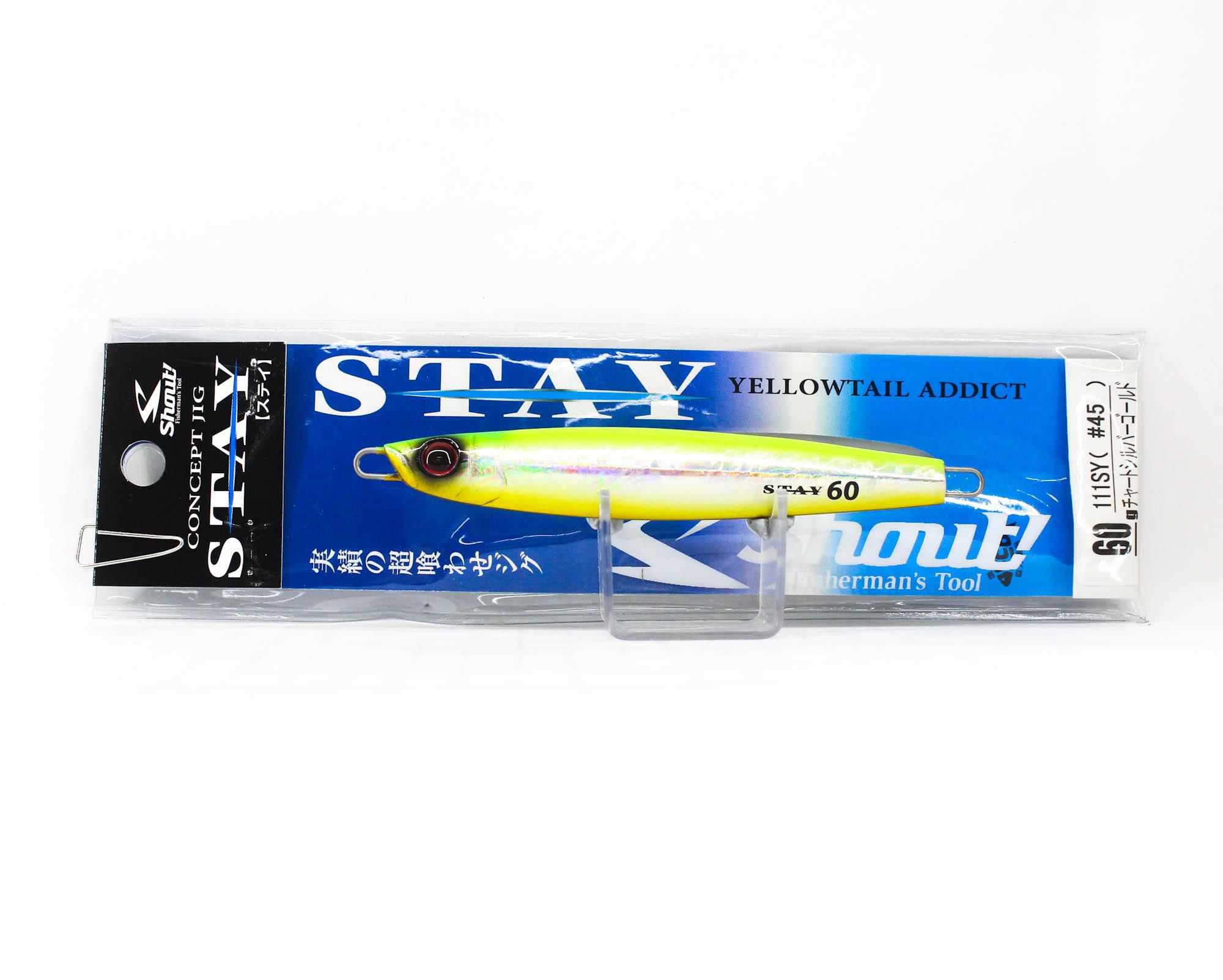 

Shout 111-SY Metal Jig Stay 60 grams 45 (5474)