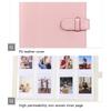 Pink Blue Purple Picture Storage Book PU Ticket Organizer Album PU Photo Album  Holiday Gift Giving
