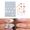 Multiple Size Sakuras Sturdy Silicone Mould Set Portable Accessory for Craft Supplies Nails Making Plaster Crafting