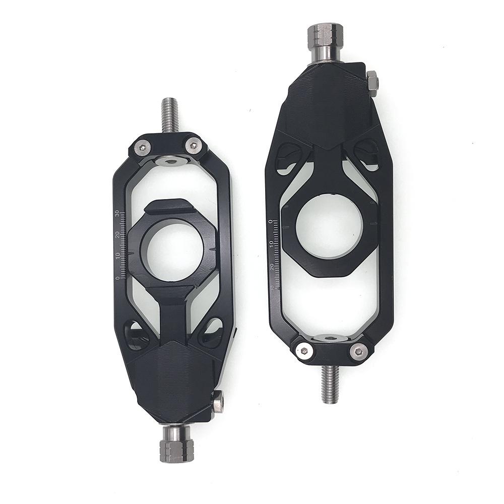 2x Rear Axle Block Chain Adjuster For Yamaha Tmax530 2017-2019 Tmax560 2020-2025