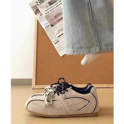 Nischen-Retro-Damen-Frühling- und Herbst-Neue Flachboden-Schuhe Lässig Vielseitig Sportlich