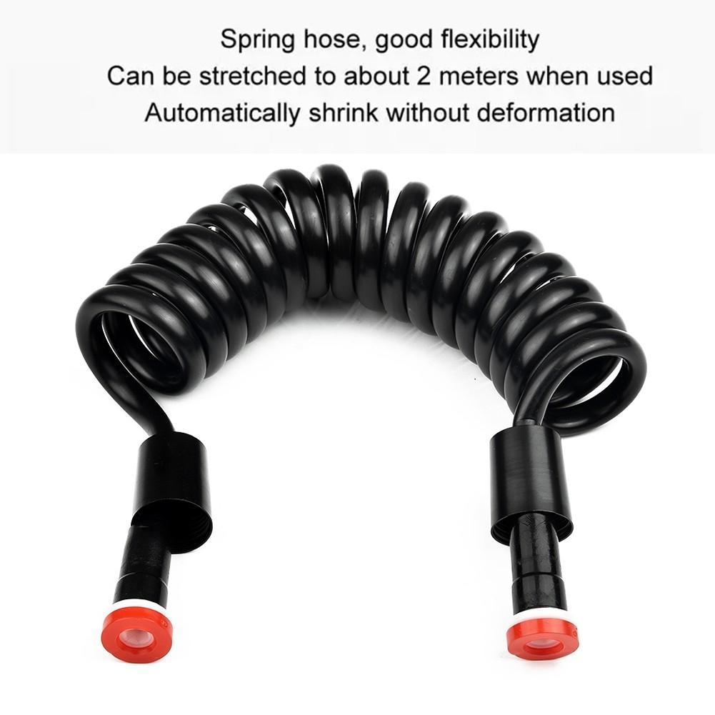 Convenient and Flexible Retractable Shower Hose for Bathroom Use