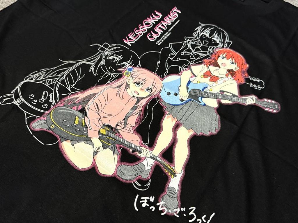 [USED] Rare Bocchi the Rock! Anime T-shirt, XL Size