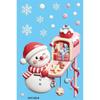 9Pcs PVC Christmas Window Stickers Static Cling Christmas Static Stickers  Christmas Decorations